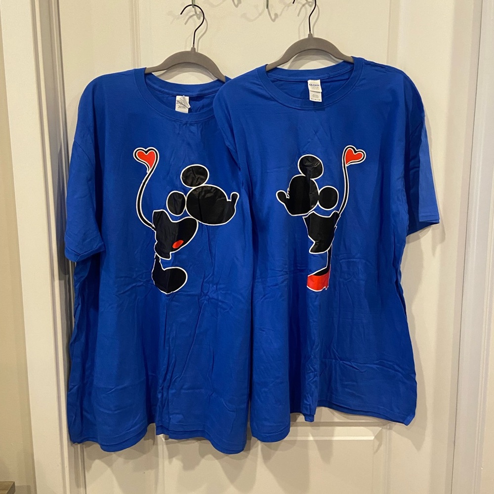 Gildan Set of Two 2X and 3X Disney Shirts